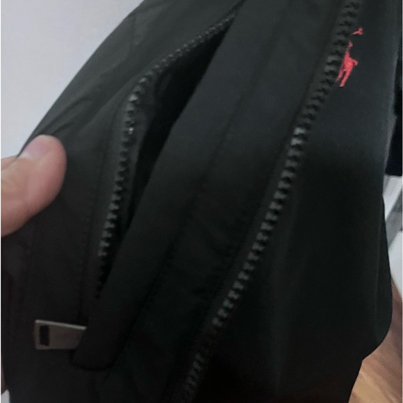 NWT Polo Men’s Dark Navy Blue/Black Zip Up Jacket W/ Hood and Pockets!! - Picture 10 of 13